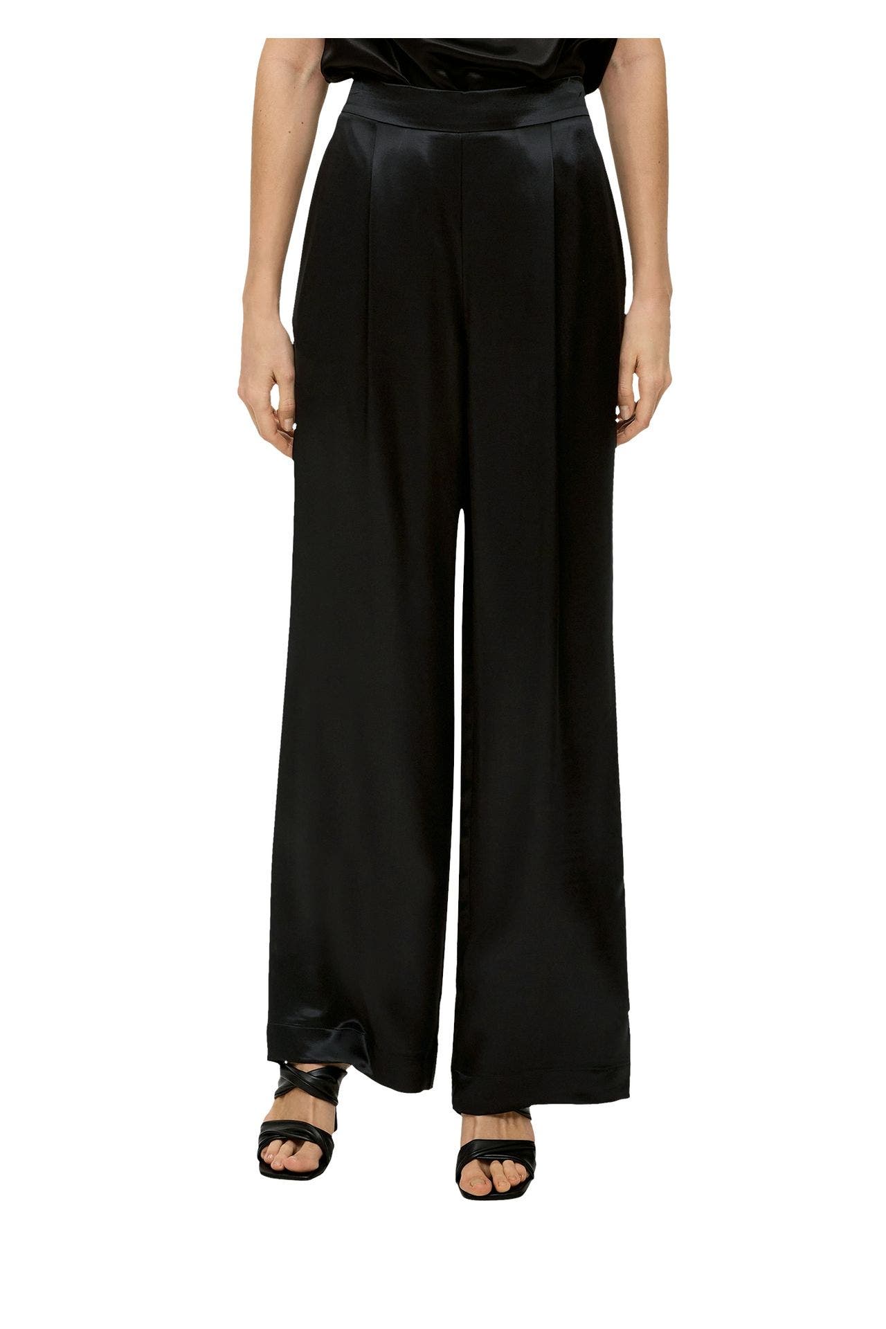 S.OLIVER BLACK LABEL Satin-Hose schwarz, Bild 1