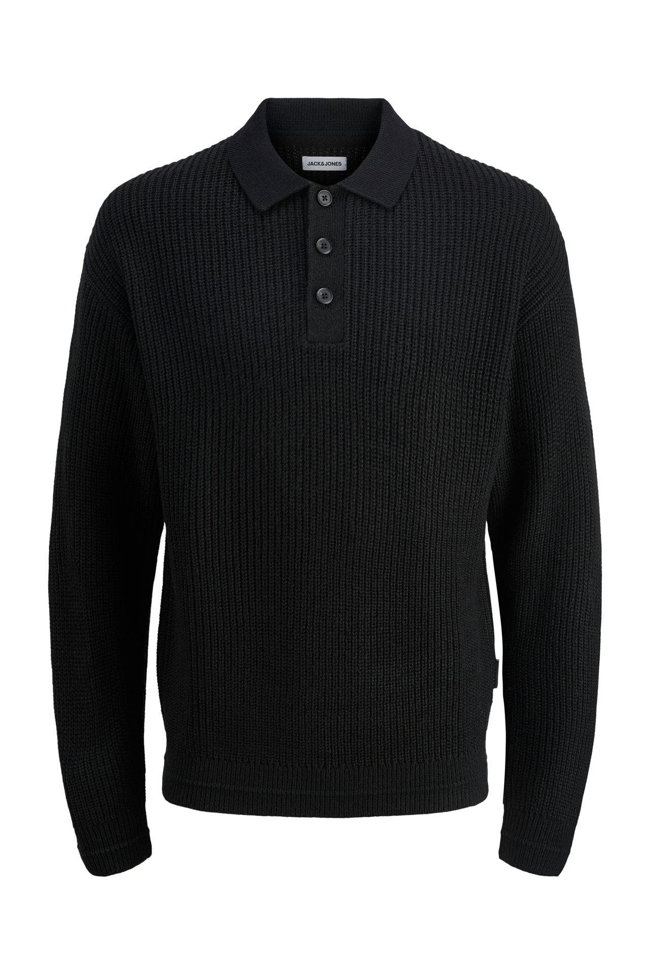JACK & JONES Strick-Troyer schwarz, Bild 1