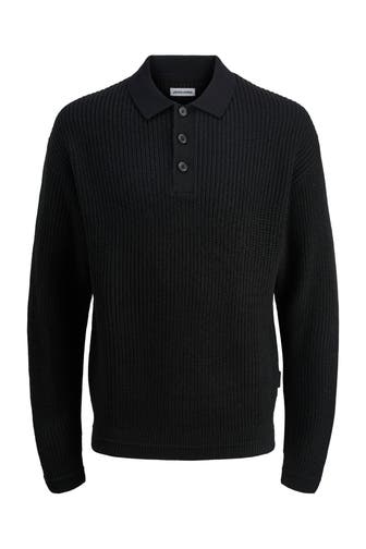 JACK & JONES Strick-Troyer schwarz