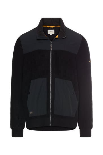CAMEL ACTIVE Strickjacke schwarz