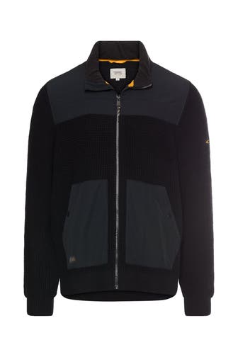 CAMEL ACTIVE Strickjacke schwarz