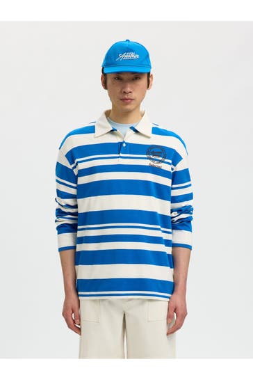 SELECTED Polo-Shirt gestreift