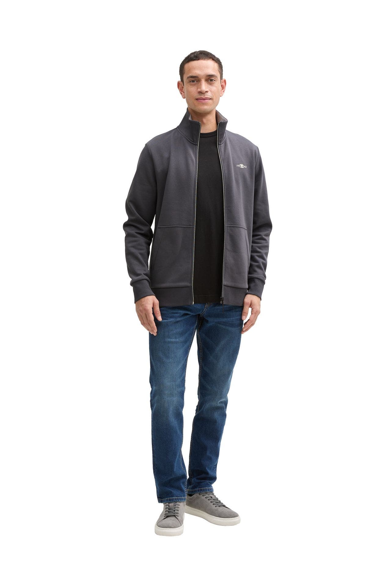 TOM TAILOR Sweatjacke anthrazit, Bild 1