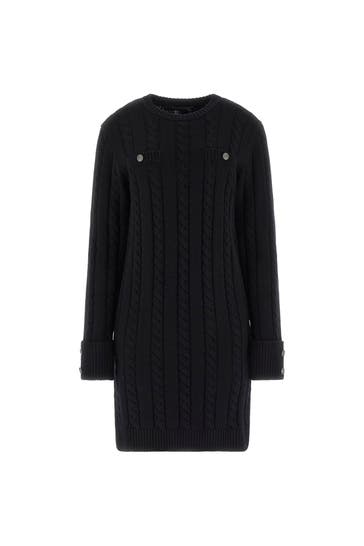 GUESS Wollmix-Kleid 'Elsa' schwarz