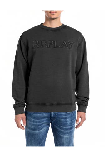 REPLAY Sweatshirt schwarz