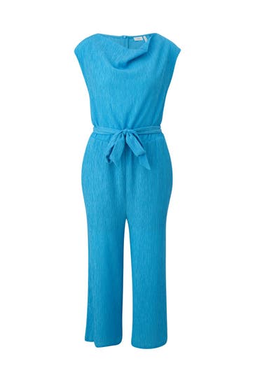 S.OLIVER BLACK LABEL Jumpsuit azurblau