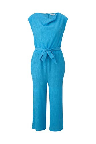 S.OLIVER BLACK LABEL Jumpsuit azurblau