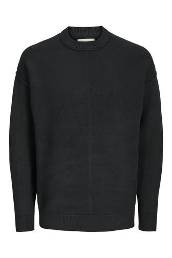 JACK & JONES Strickpullover schwarz