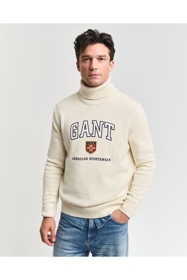 GANT Rollkragenpullover creme