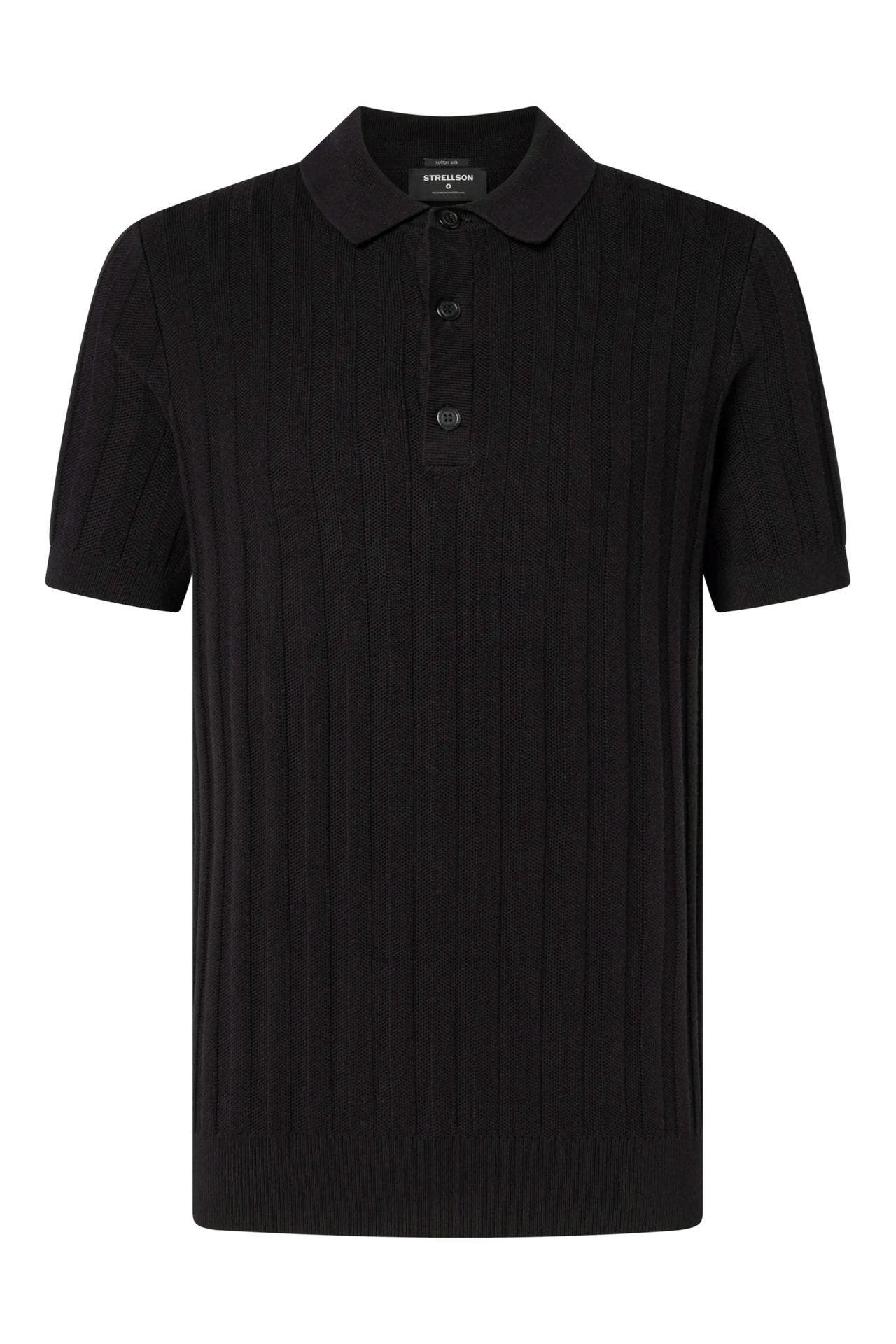 STRELLSON Strick-Polo 'Robas' schwarz, Bild 1