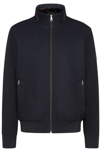 BUGATTI Wollmix-Jacke schwarz