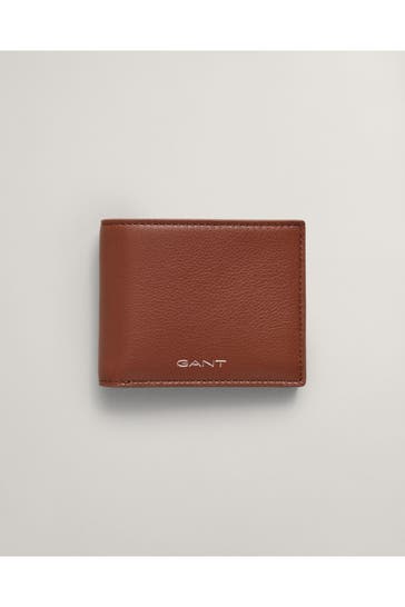 GANT Ledergeldbörse braun