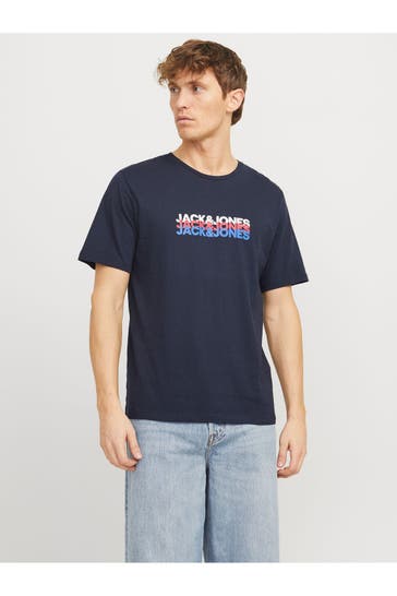 JACK & JONES T-Shirt navy