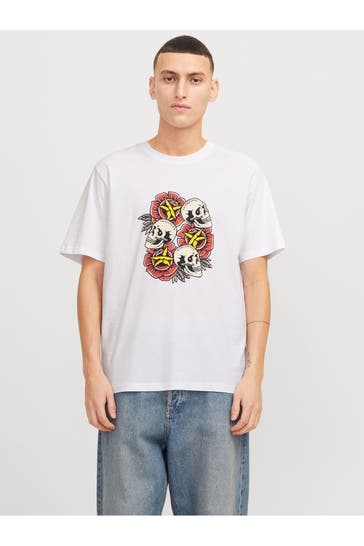 JACK & JONES T-Shirt weiß