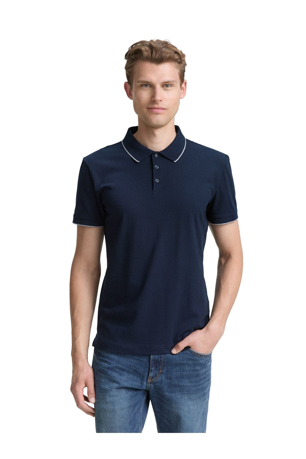 TOM TAILOR Polo-Shirt nachtblau, Bild 1