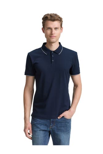 TOM TAILOR Polo-Shirt nachtblau
