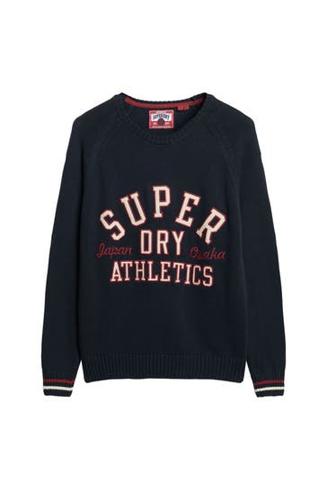 SUPERDRY Strickpullover navy