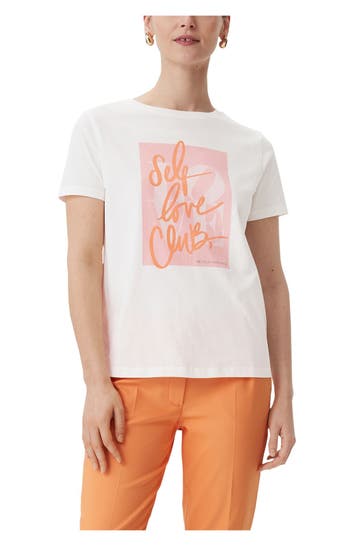 COMMA, T-Shirt offwhite