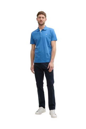 TOM TAILOR Polo-Shirt blau