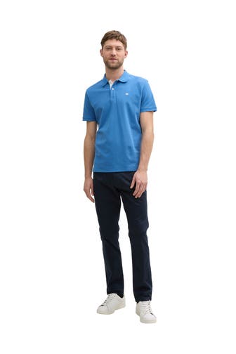 TOM TAILOR Polo-Shirt blau