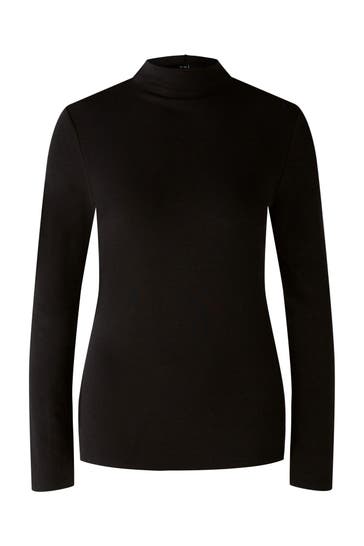 OUI Longsleeve schwarz