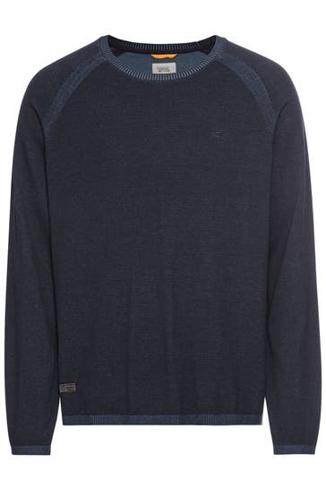 CAMEL ACTIVE Strickpullover dunkelblau