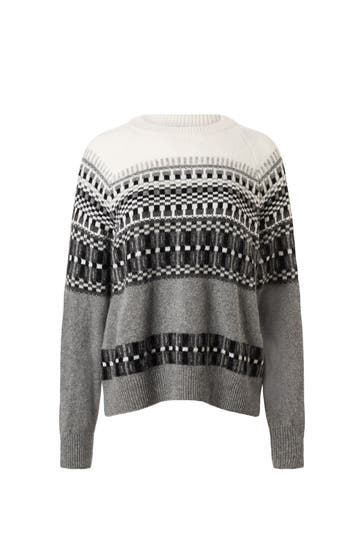 MAERZ MUENCHEN Patterned woollen blend Knit Sweater