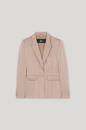 LUISA CERANO Satiblazer hellbraun