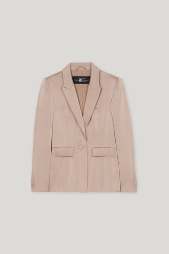 LUISA CERANO Satiblazer hellbraun