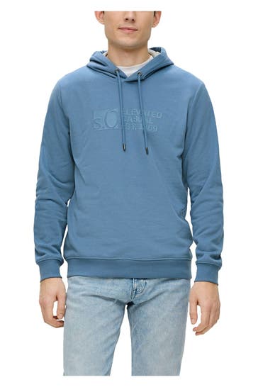 S.OLIVER Hoodie taubenblau