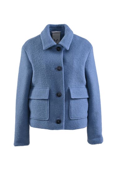 FUCHS SCHMITT Wollmix-Jacke azurblau