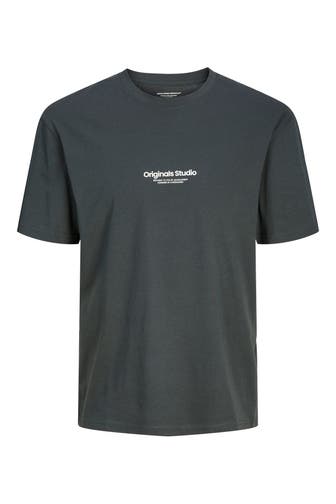 JACK & JONES T-Shirt schwarzgrün