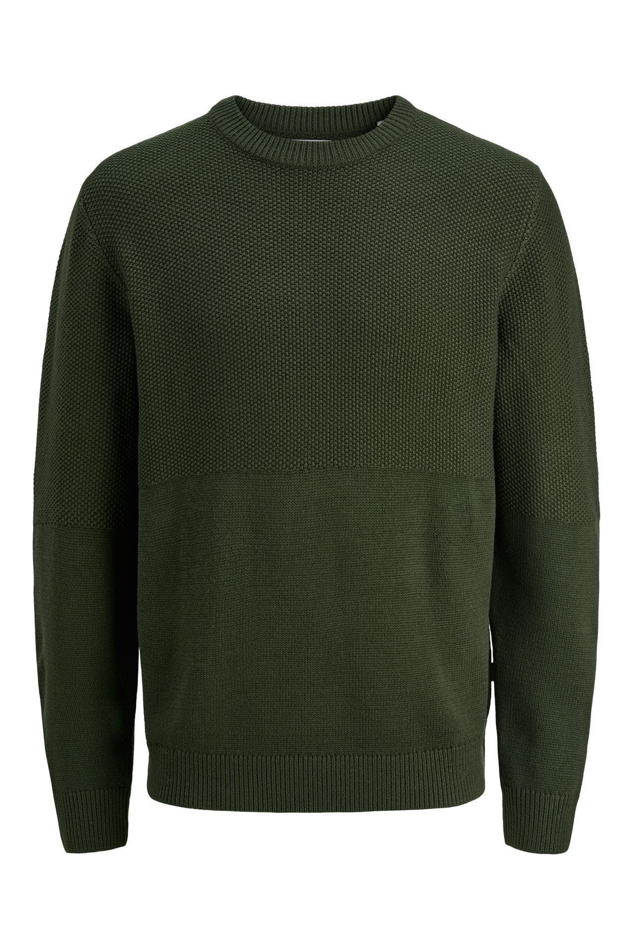 JACK & JONES Strickpullover 'Carl' dunkelgrün, Bild 1