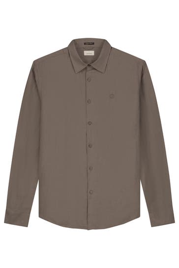 DSTREZZED Leinenhemd Modern Fit