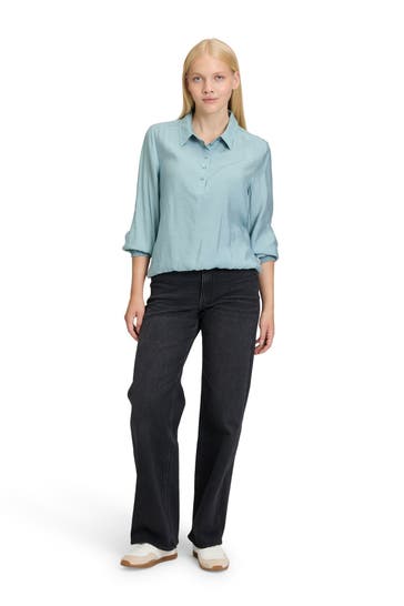 BETTY & CO Casual-Bluse taubenblau