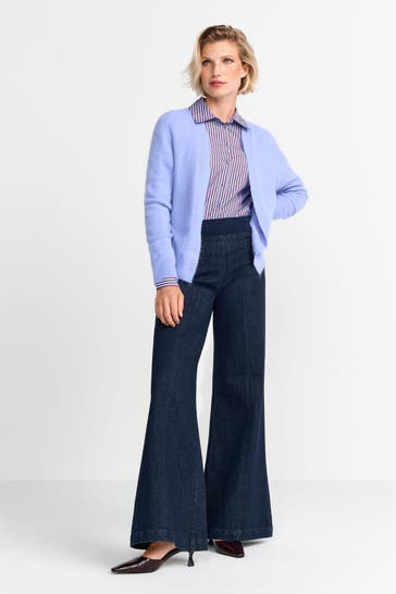 RICH & ROYAL Strickjacke flieder