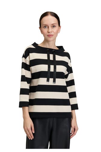 BETTY BARCLAY Hoodie gestreift