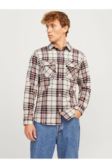 JACK & JONES Overshirt kariert