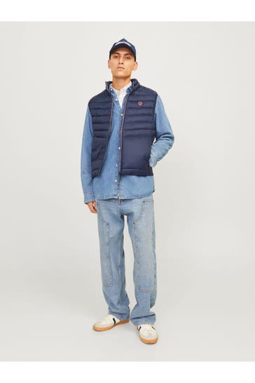 JACK & JONES Steppweste navy