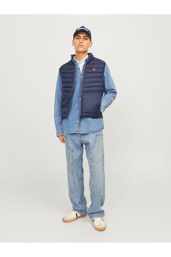 JACK & JONES Steppweste navy