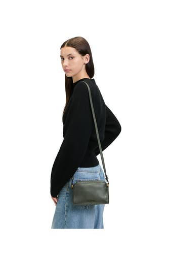 LIEBESKIND BERLIN Umhängetasche 'Chudy S' dunkelgrün