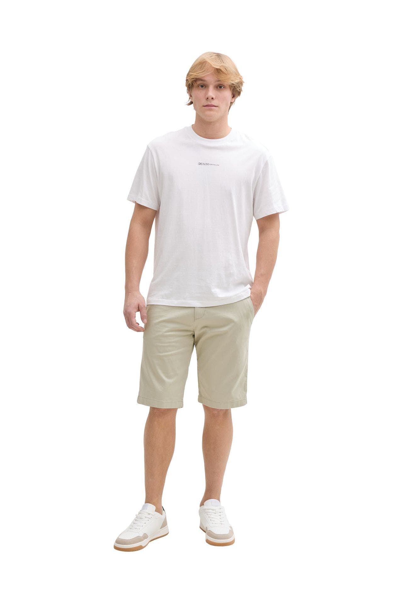 TOM TAILOR Chino-Shorts greige, Bild 1