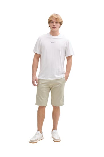 TOM TAILOR - Chino-Shorts greige