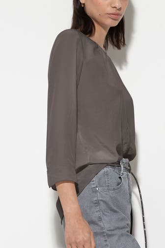 LUISA CERANO Blusenshirt steingrau