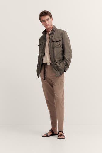 BUGATTI Übergangsjacke graugrün