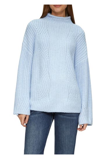 S.OLIVER Strickpullover taubenblau
