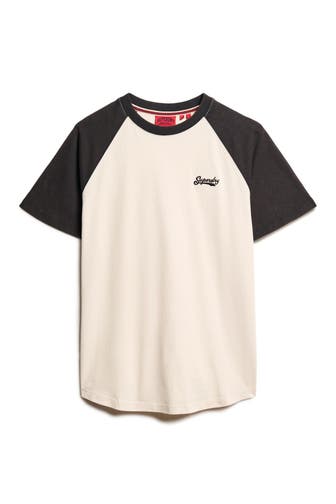 SUPERDRY T-Shirt 'Essential Logo Baseball' zweifarbig