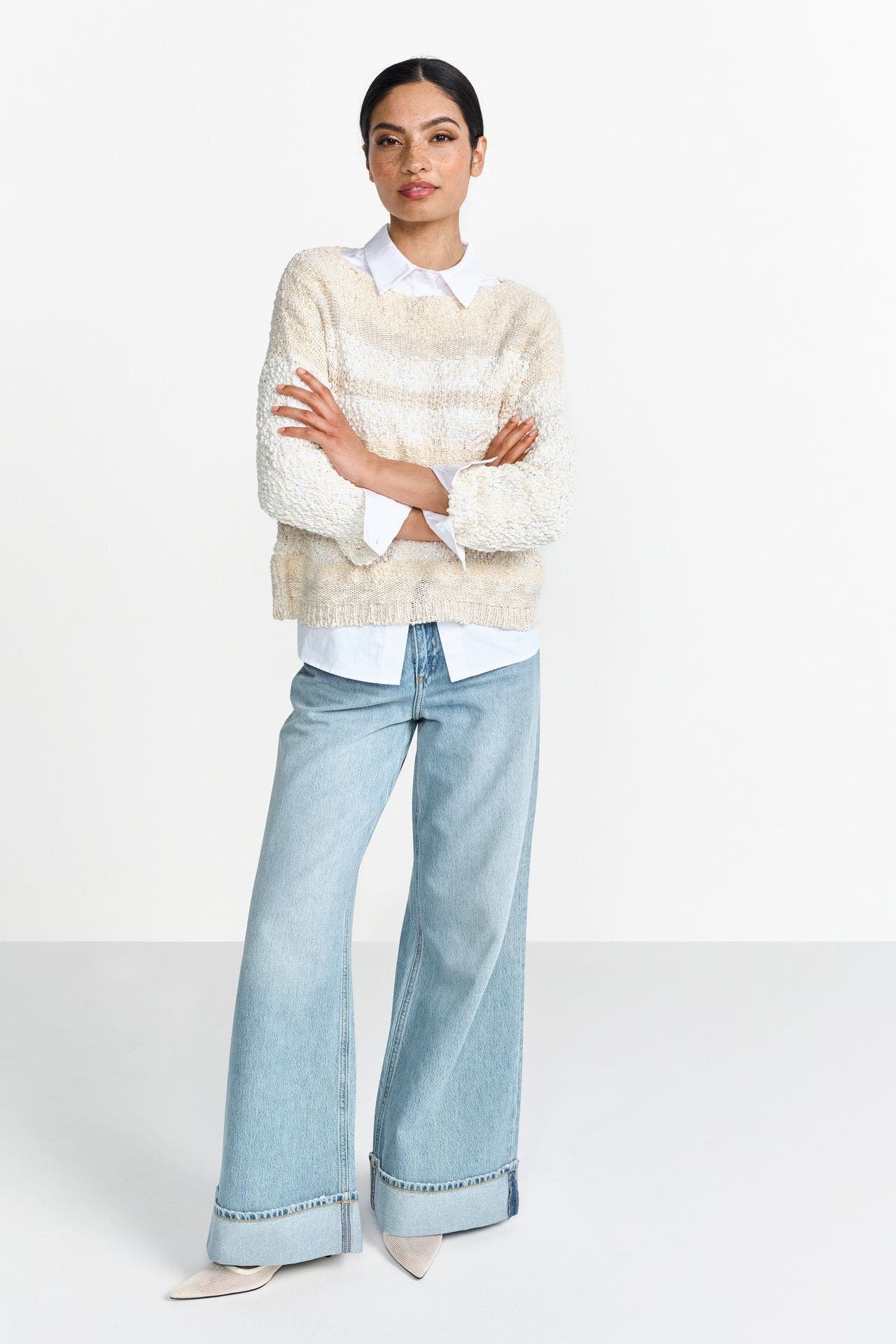 RICH & ROYAL Strickpullover gestreift, Bild 1