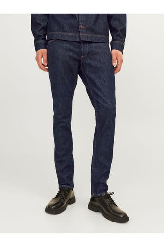 JACK & JONES Jeans dunkelblau slim