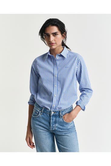 GANT - Casual-Bluse gestreift
